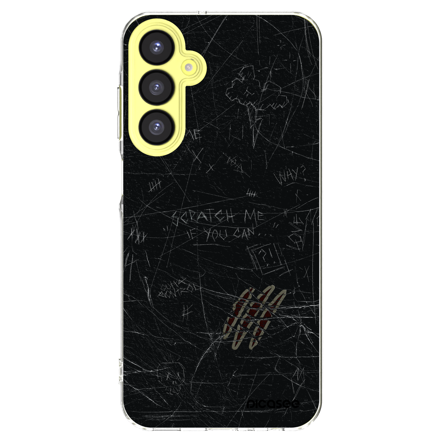 Picasee Samsung Galaxy A25 A256B 5G Hülle - Transparentes Silikon - SCRATCH