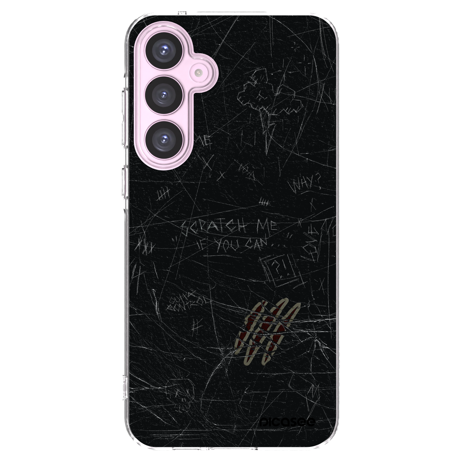 Picasee Samsung Galaxy A55 5G A556B Hülle - Transparentes Silikon - SCRATCH