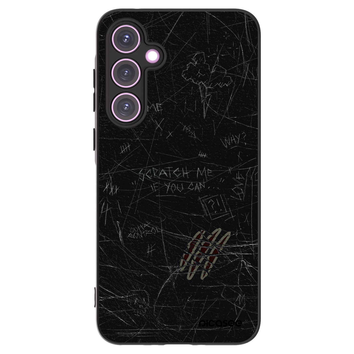 Picasee Samsung Galaxy A35 5G A356B Hülle - Schwarzes Silikon - SCRATCH