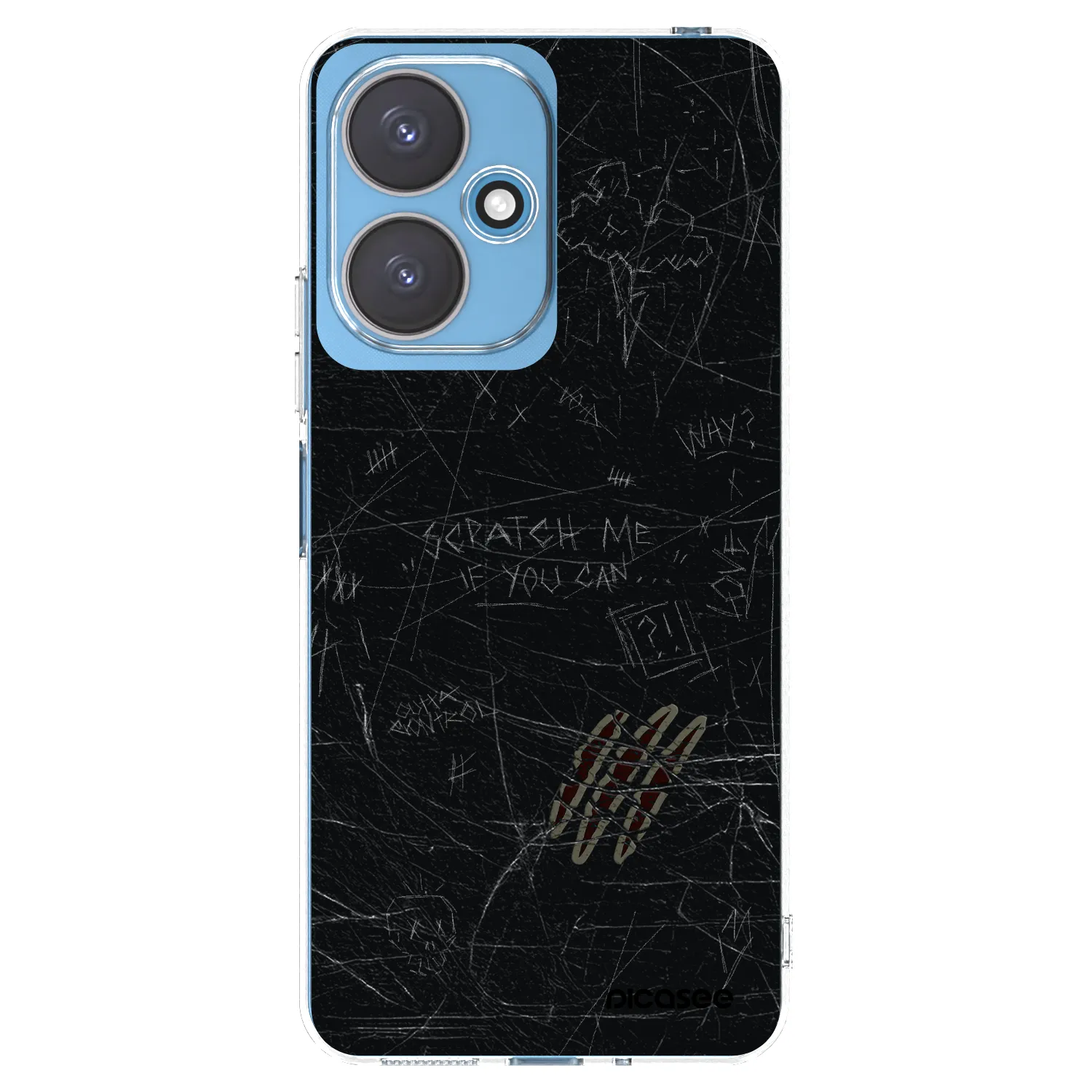 Picasee Xiaomi Redmi 13C 5G Hülle - Transparentes Silikon - SCRATCH
