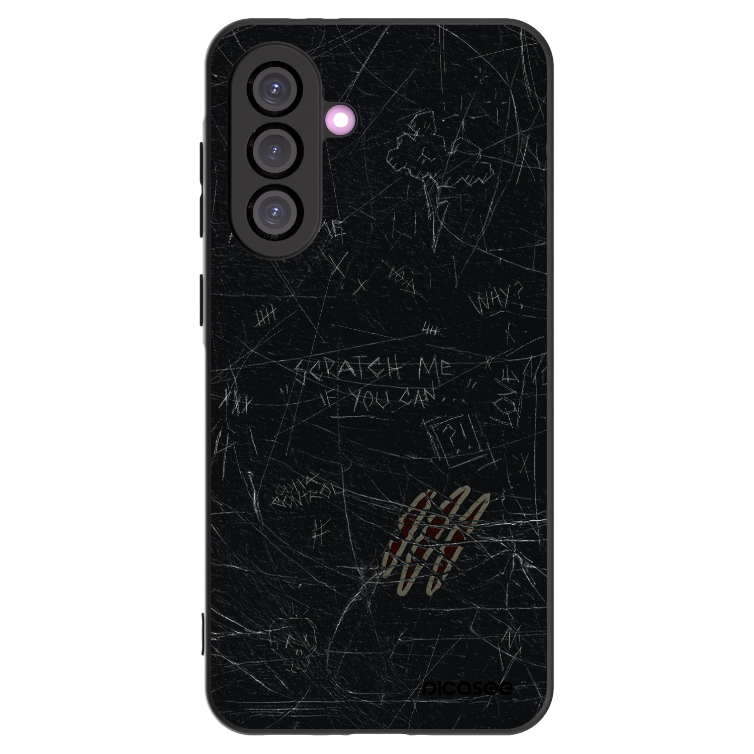 Picasee Samsung Galaxy A36 5G Hülle - Schwarzes Silikon - SCRATCH