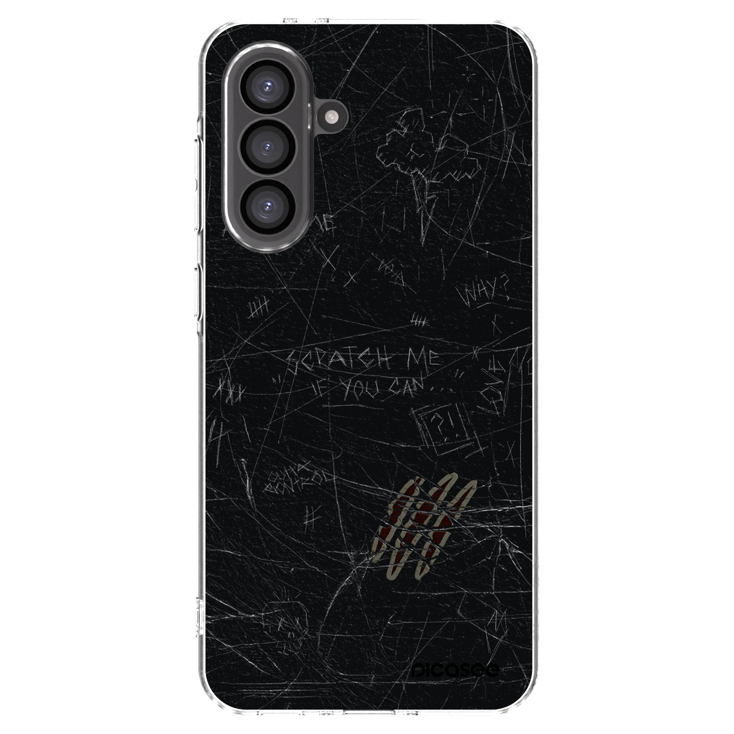 Picasee Samsung Galaxy A36 5G Hülle - Transparentes Silikon - SCRATCH