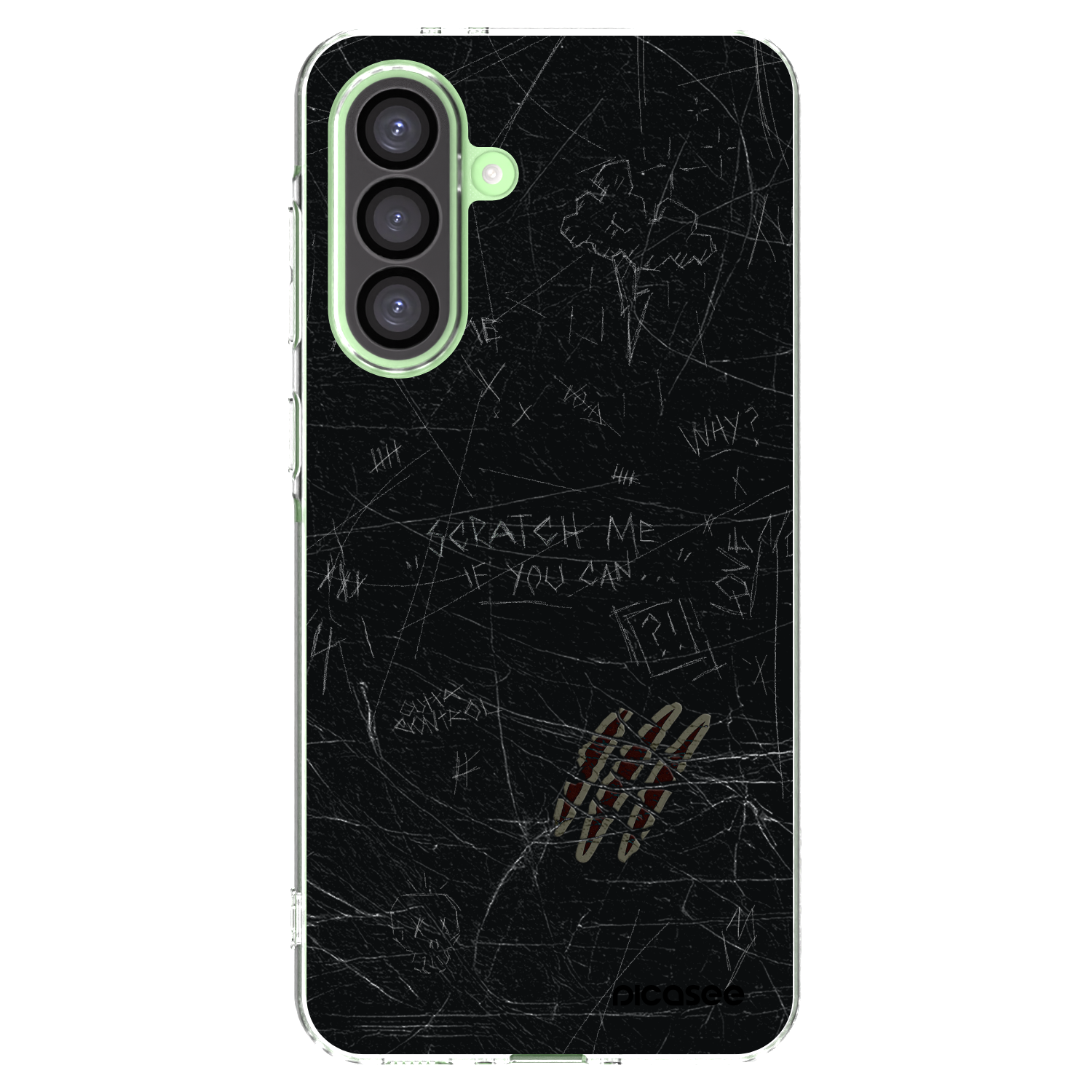 Picasee Samsung Galaxy A26 5G A266B Hülle - Transparentes Silikon - SCRATCH