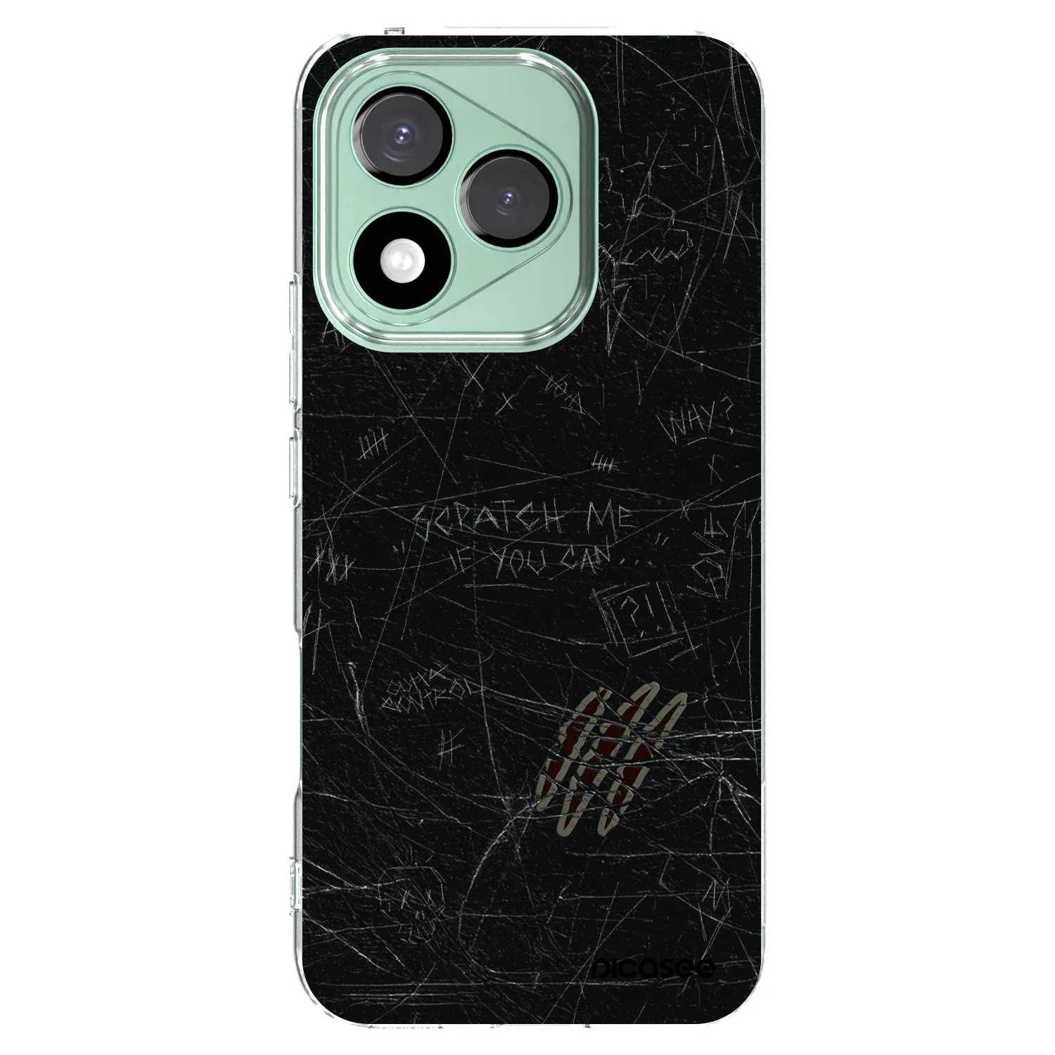 Picasee Honor 400 Lite 5G Hülle - Transparentes Silikon - SCRATCH