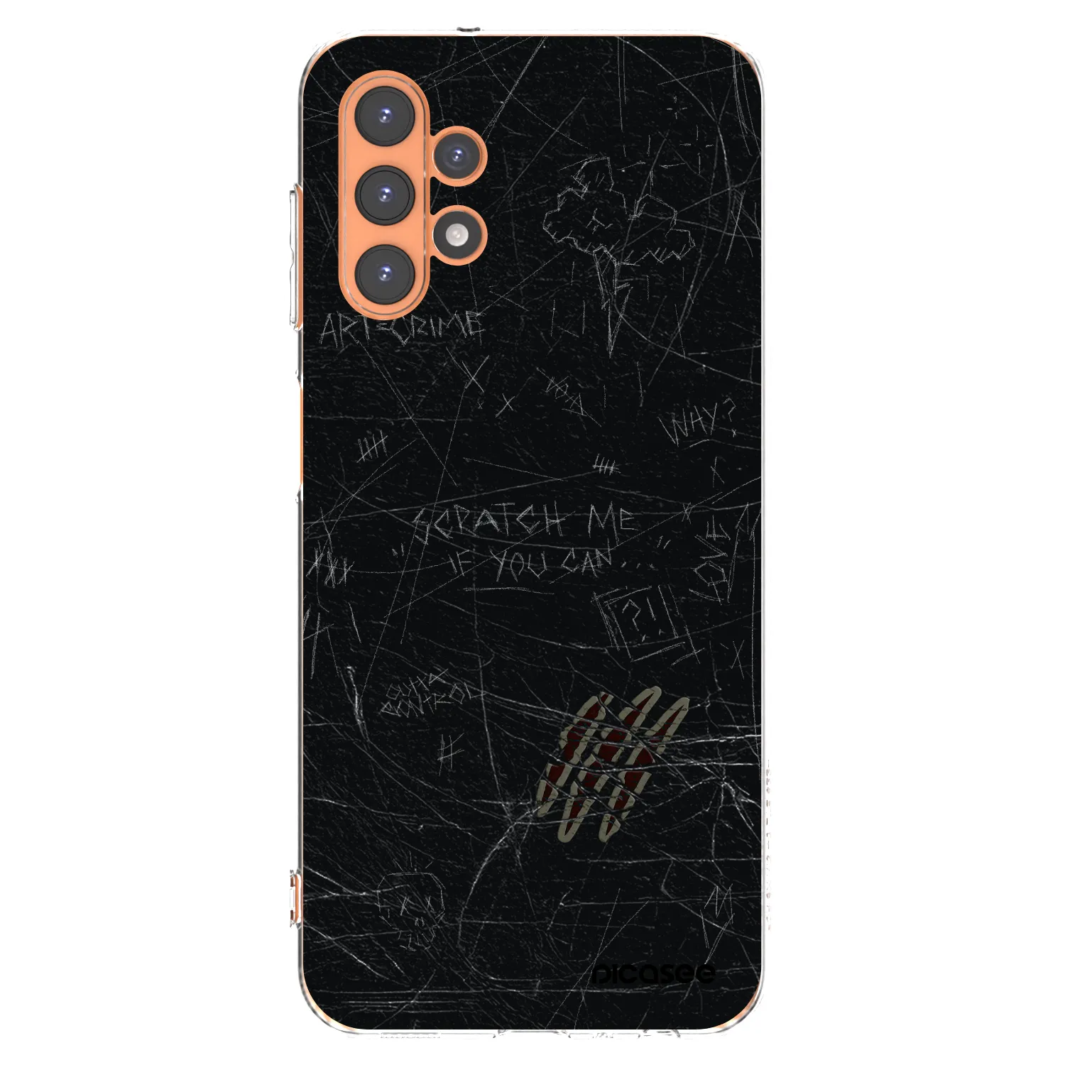 Picasee Samsung Galaxy A13 5G Hülle - Transparentes Silikon - SCRATCH