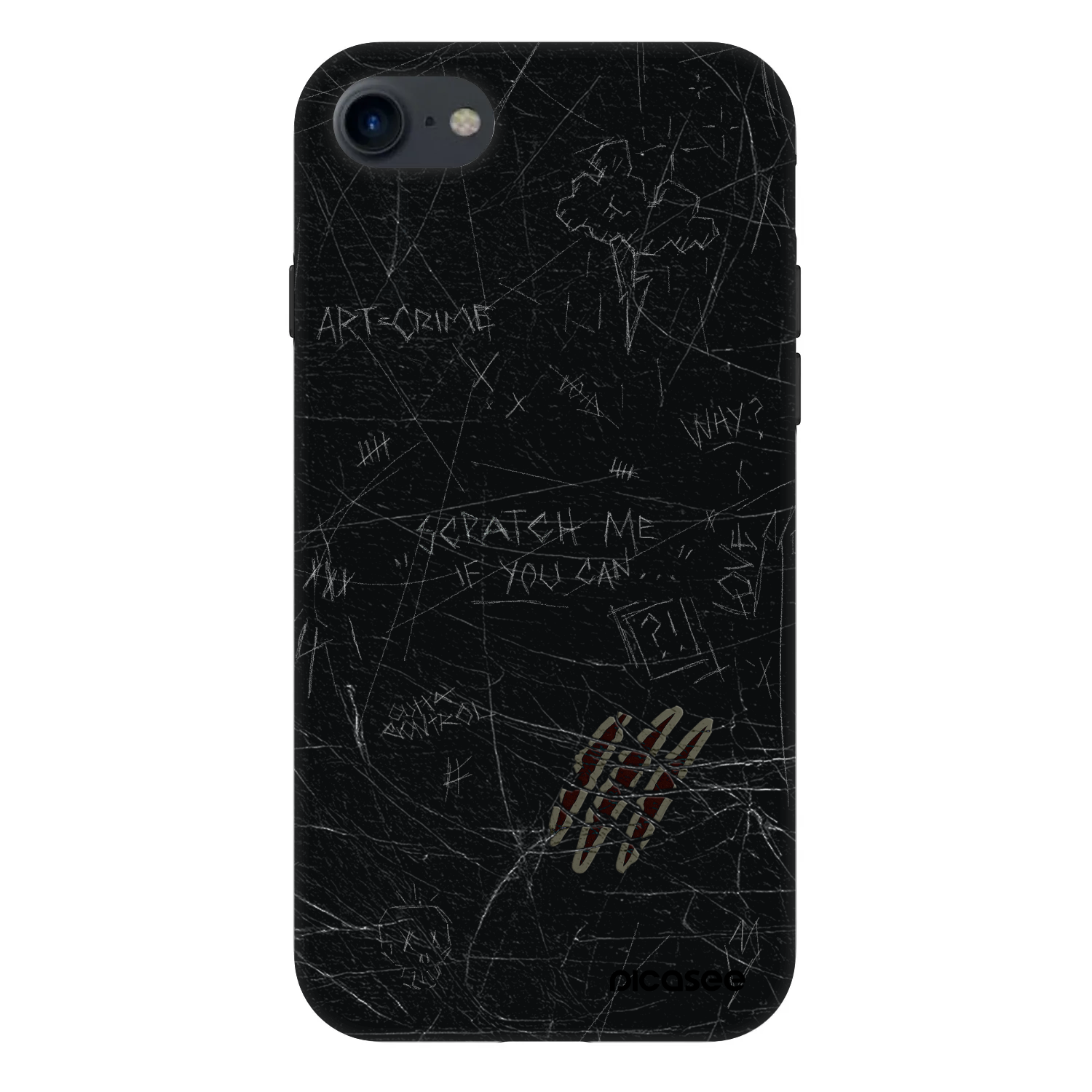 Picasee Fashion Case für Apple iPhone SE 2022 - SCRATCH