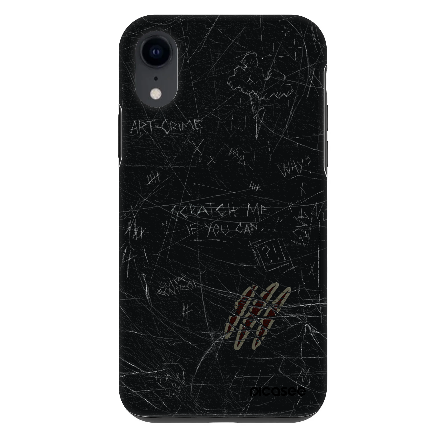 Picasee Fashion Case für Apple iPhone XR - SCRATCH
