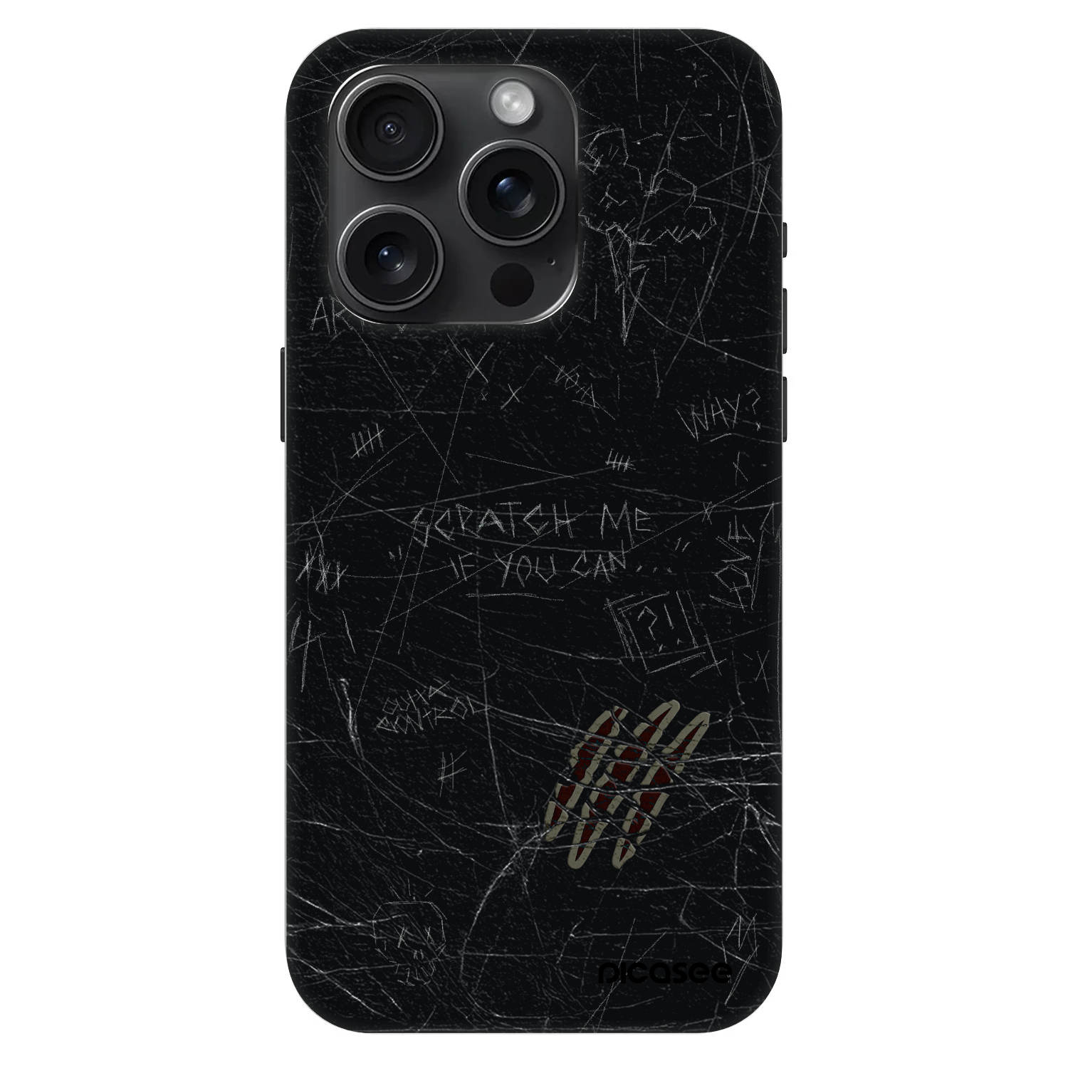 Picasee Fashion Case MagSafe für Apple iPhone 15 Pro - SCRATCH