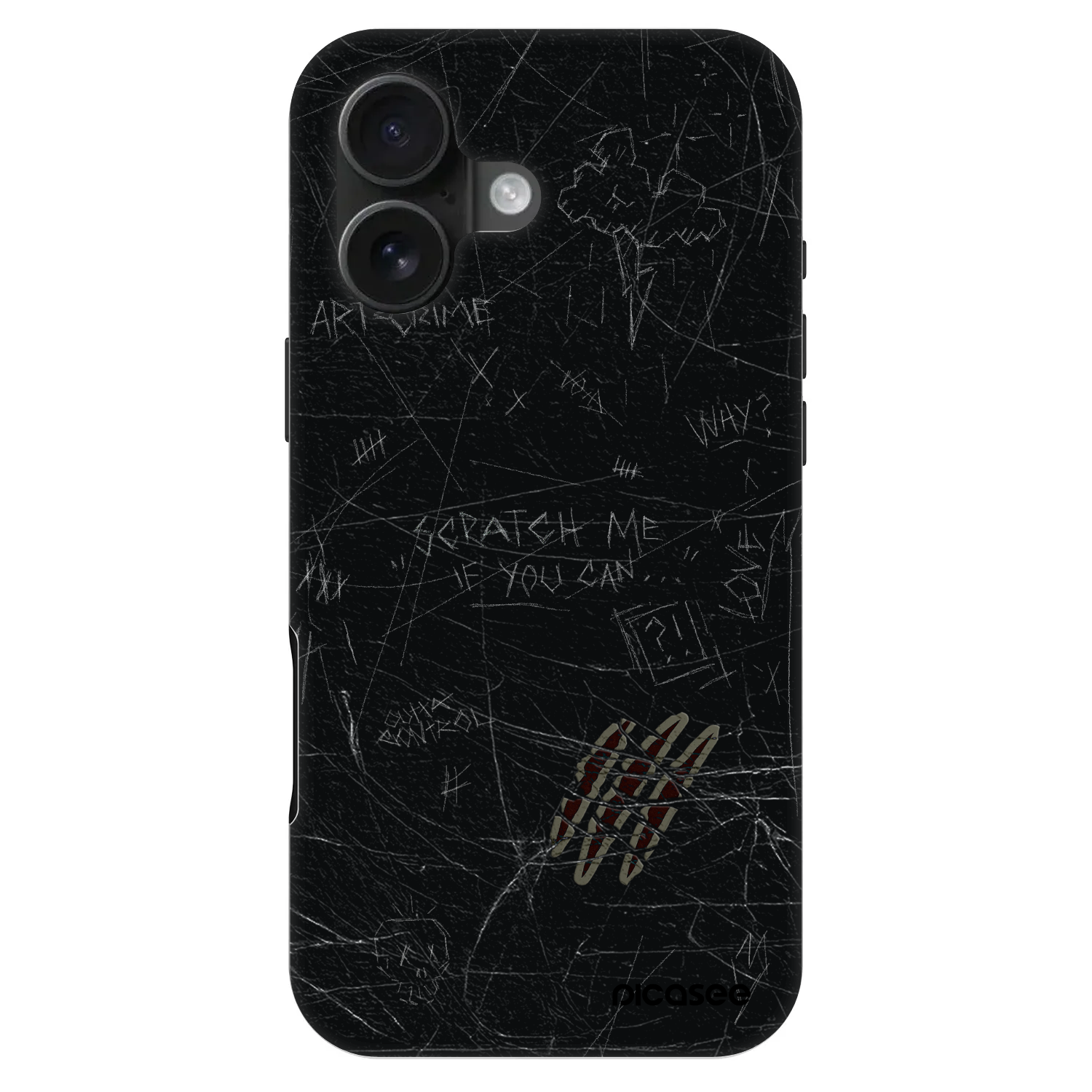 Picasee Fashion Case MagSafe für Apple iPhone 16 - SCRATCH