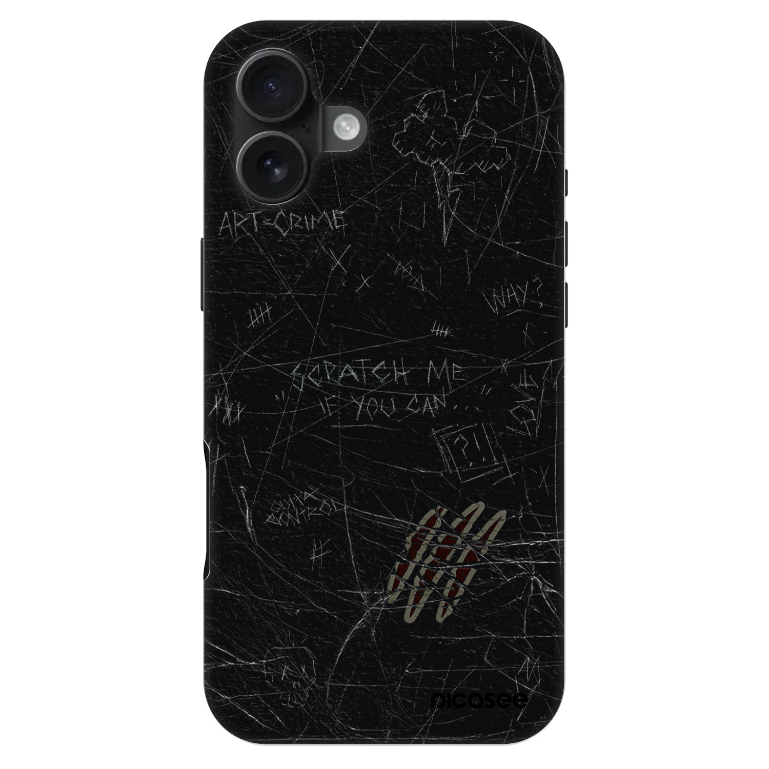 Picasee Fashion Case MagSafe für Apple iPhone 16 Plus - SCRATCH