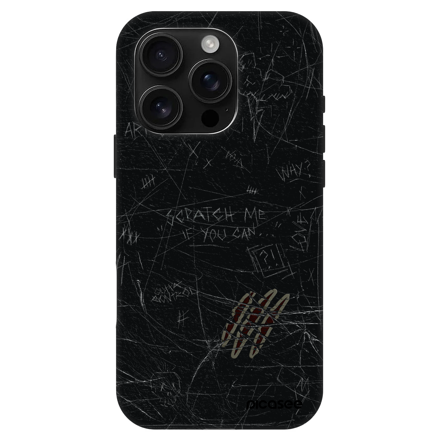 Picasee Fashion Case MagSafe für Apple iPhone 16 Pro - SCRATCH