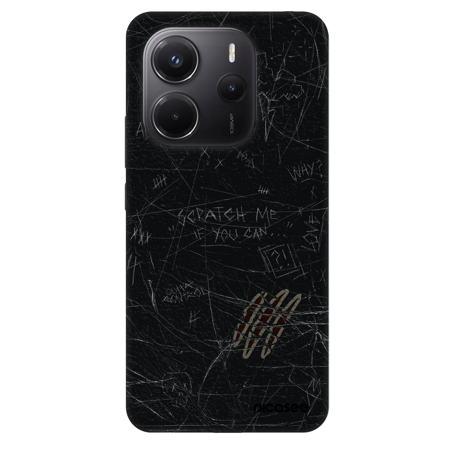 Picasee Fashion Case für Xiaomi Redmi Note 14 4G - SCRATCH