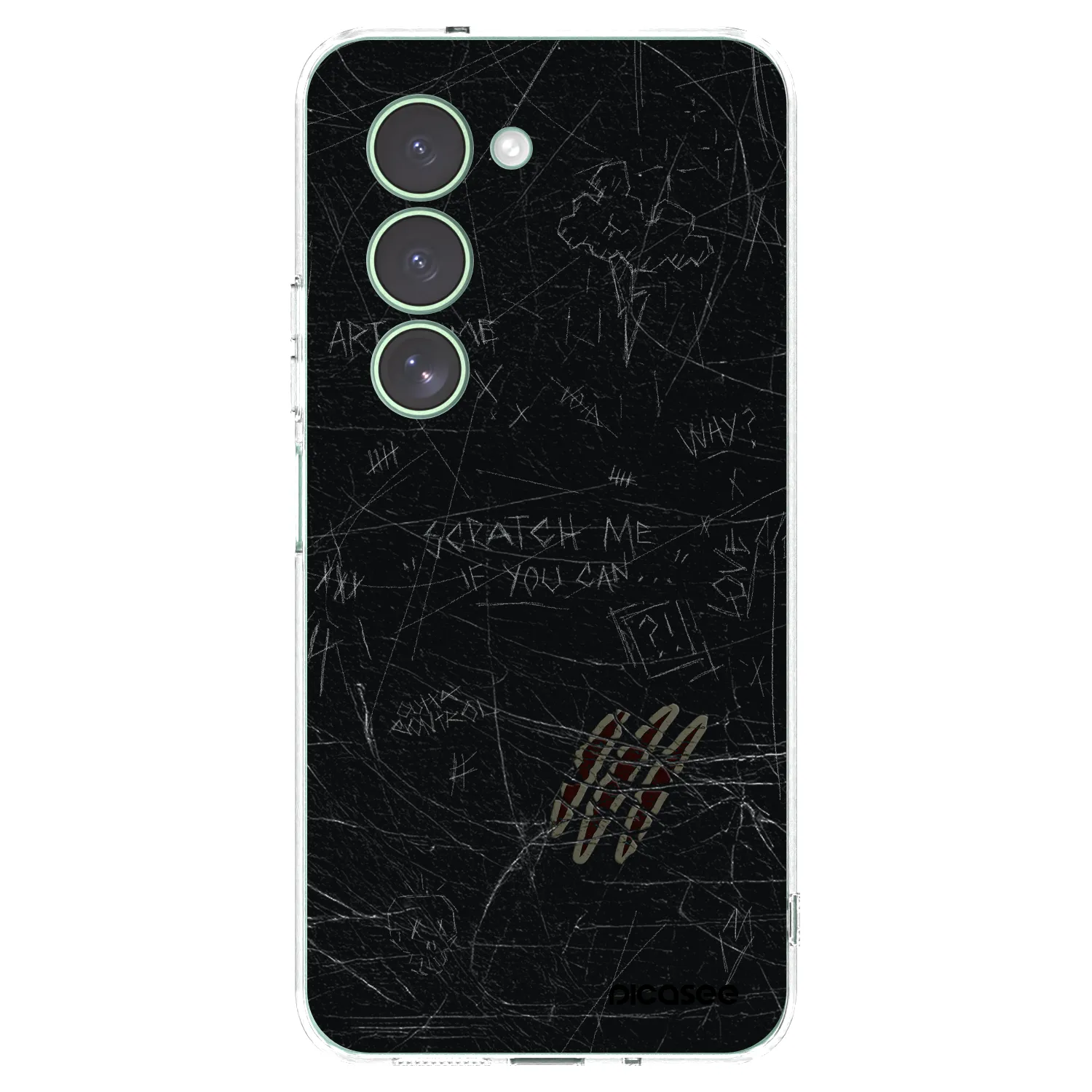 Picasee Xiaomi Redmi 15 5G Hülle - Transparentes Silikon - SCRATCH