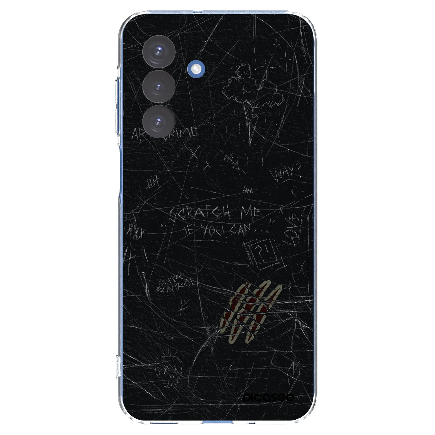 Picasee Samsung Galaxy A17 5G Hülle - Transparentes Silikon - SCRATCH