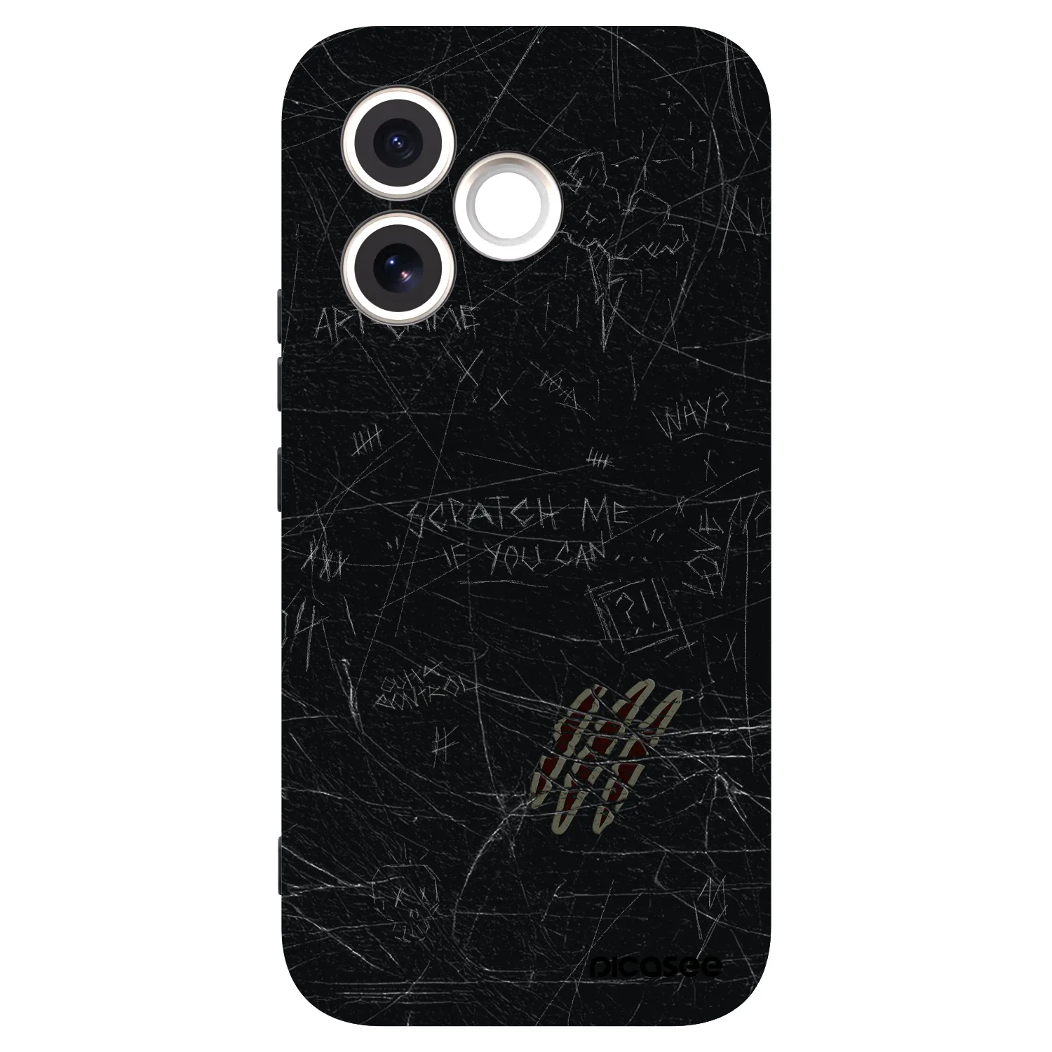 Picasee Honor 600 Lite Hülle - Schwarzes Silikon - SCRATCH