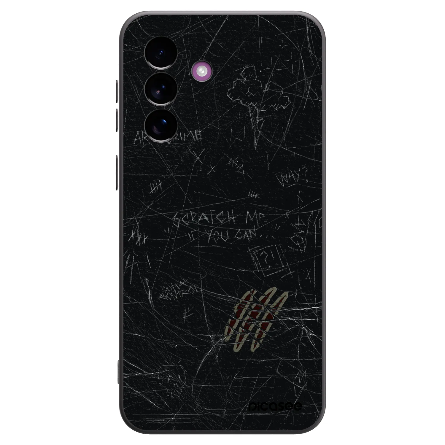 Picasee Samsung Galaxy A37 Hülle - Schwarzes Silikon - SCRATCH