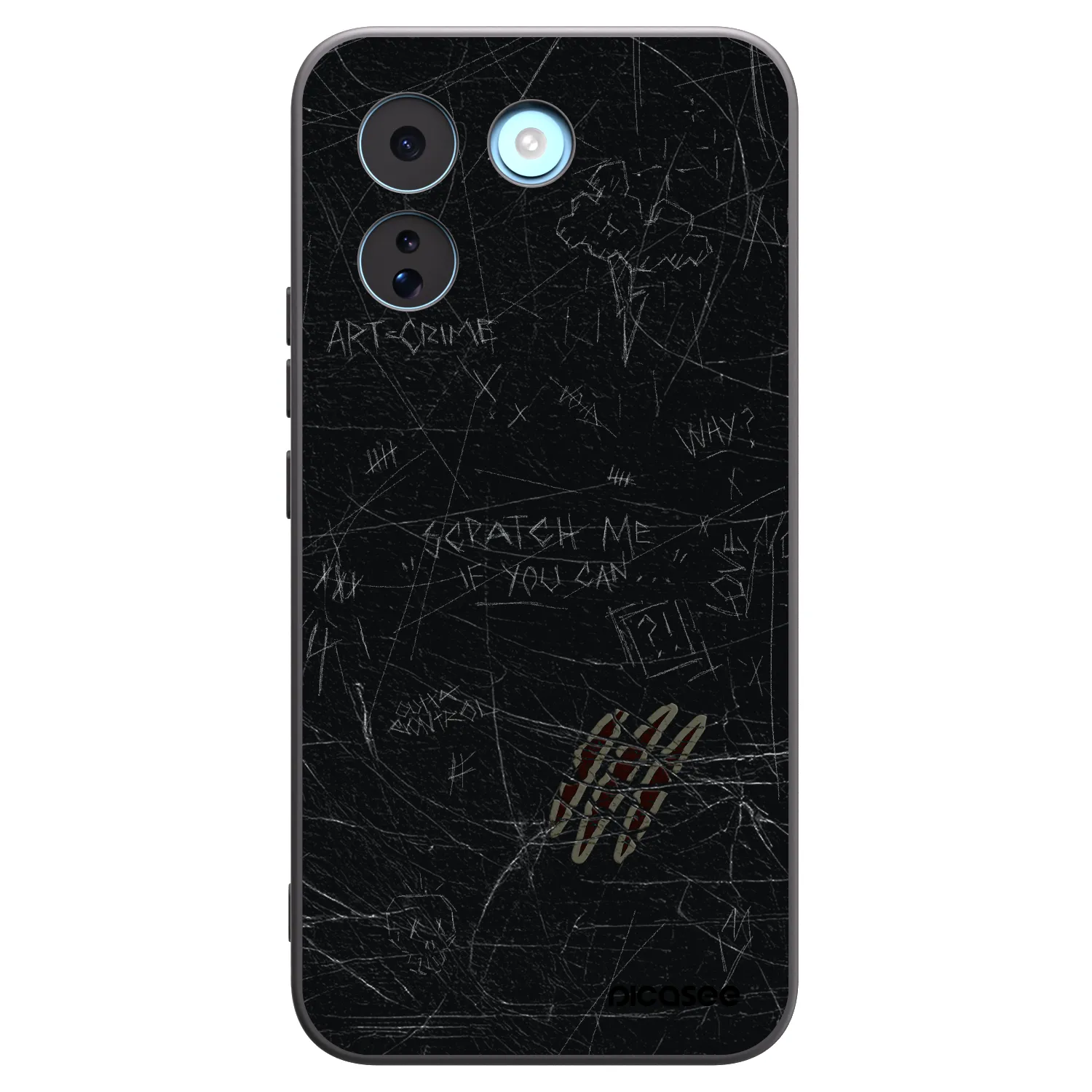Picasee Xiaomi Redmi Note 17 Pro MAX 5G Hülle - Schwarzes Silikon - SCRATCH