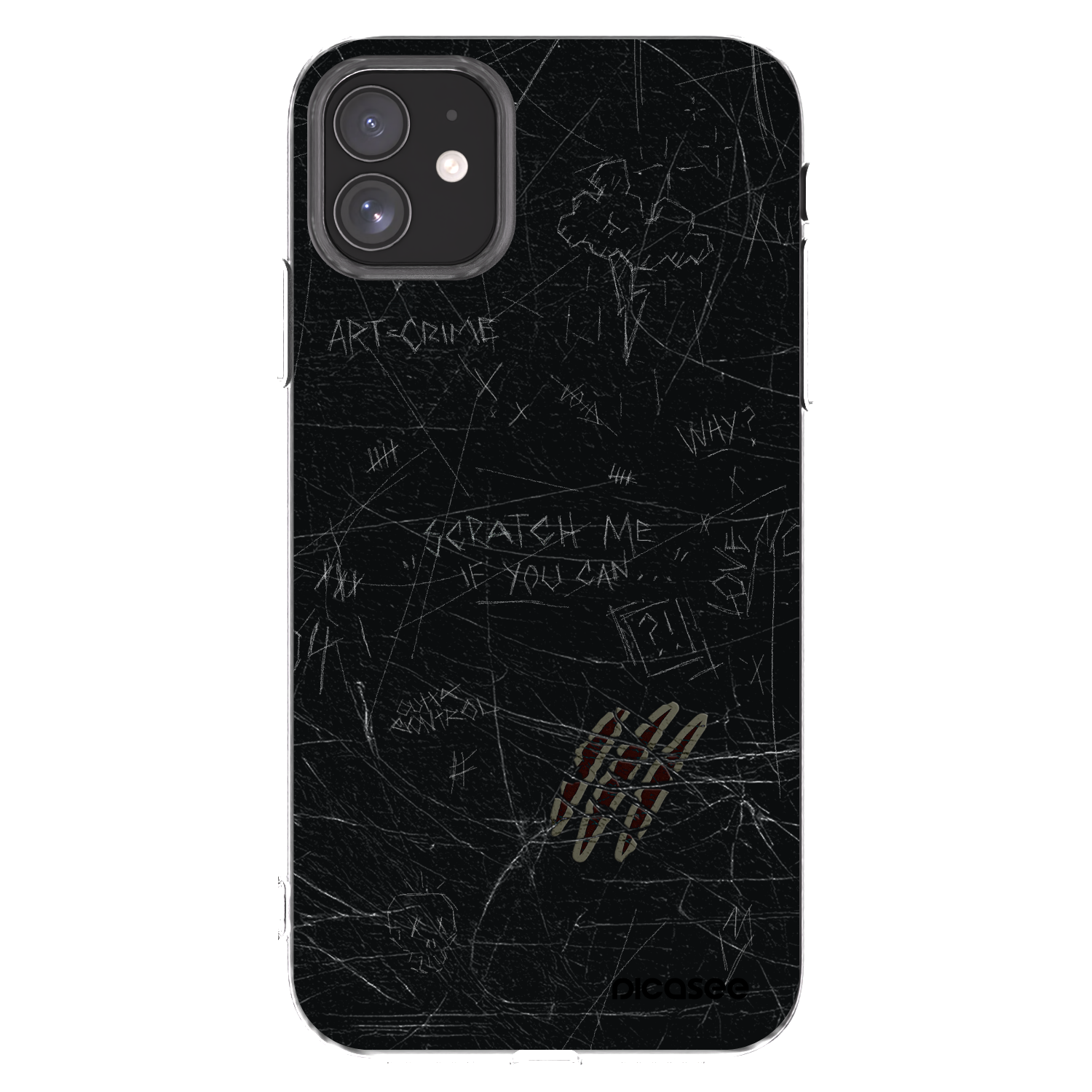 Picasee Apple iPhone 11 Hülle - Transparentes Silikon - SCRATCH