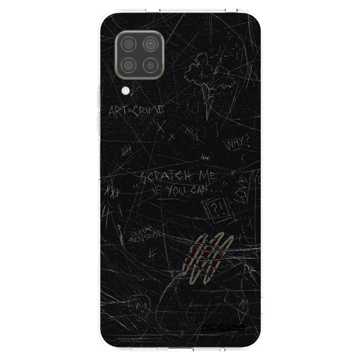 Picasee Huawei P40 Lite Hülle - Transparentes Silikon - SCRATCH