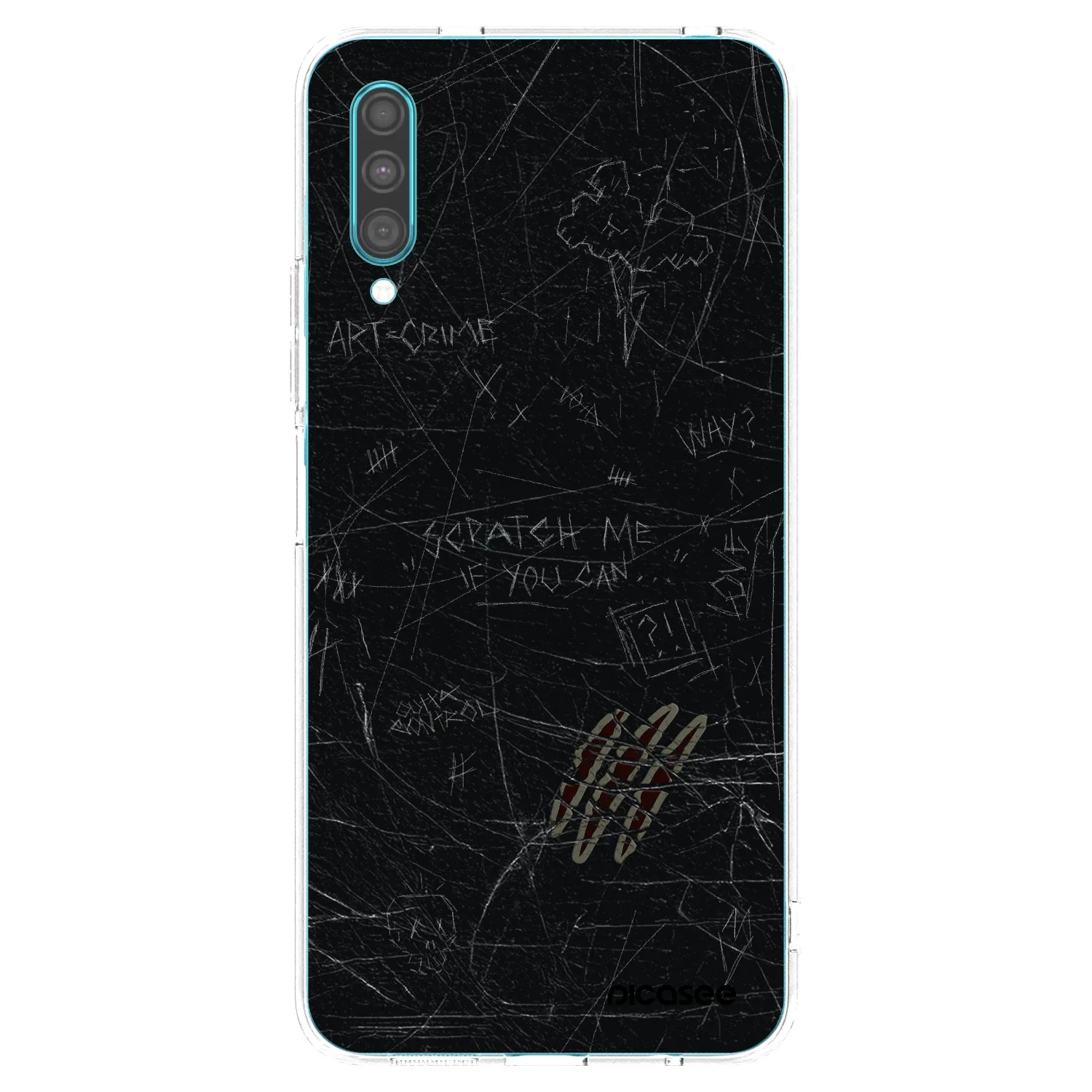 Picasee Samsung Galaxy A30s A307F Hülle - Transparentes Silikon - SCRATCH