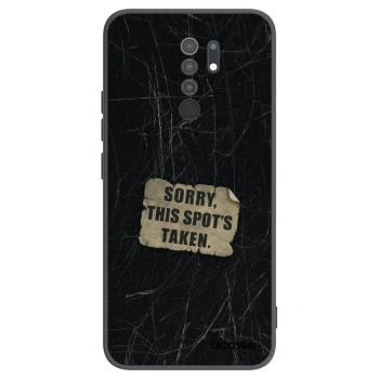 Picasee Xiaomi Redmi 9 Hülle - Schwarzes Silikon - SORRY