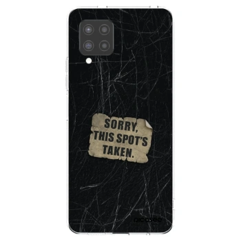 Picasee Samsung Galaxy A42 A426B Hülle - Transparentes Silikon - SORRY