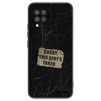 Picasee Samsung Galaxy A42 A426B Hülle - Schwarzes Silikon - SORRY
