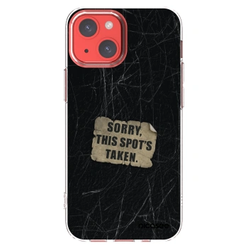 Picasee Apple iPhone 13 mini Hülle - Transparentes Silikon - SORRY