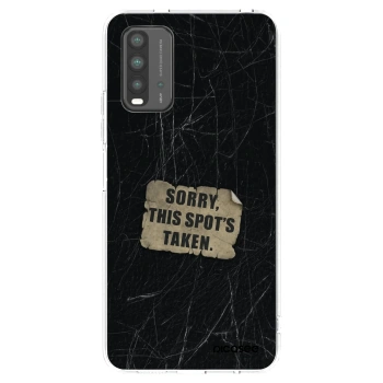 Picasee Xiaomi Redmi 9T Hülle - Schwarzes Silikon - SORRY
