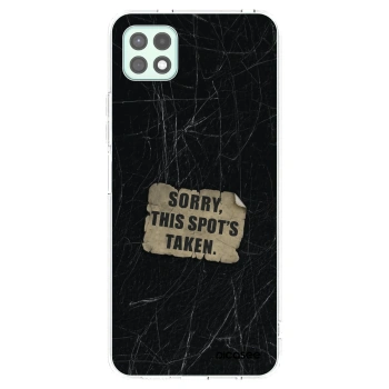 Picasee Samsung Galaxy A22 A226B 5G Hülle - Transparentes Silikon - SORRY