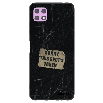 Picasee Samsung Galaxy A22 A226B 5G Hülle - Schwarzes Silikon - SORRY