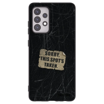 Picasee Samsung Galaxy A52s 5G A528B Hülle - Schwarzes Silikon - SORRY