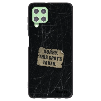 Picasee Samsung Galaxy A22 A225F 4G Hülle - Schwarzes Silikon - SORRY