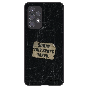 Picasee Samsung Galaxy A53 5G A536 Hülle - Schwarzes Silikon - SORRY