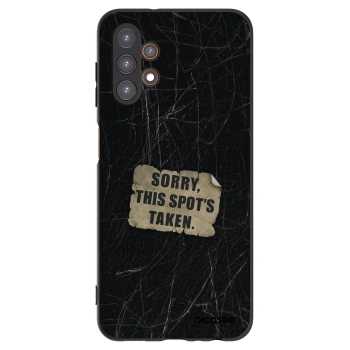 Picasee Samsung Galaxy A13 4G A135 Hülle - Schwarzes Silikon - SORRY