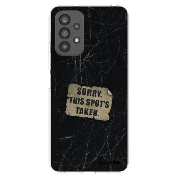 Picasee Samsung Galaxy A73 5G Hülle - Transparentes Silikon - SORRY
