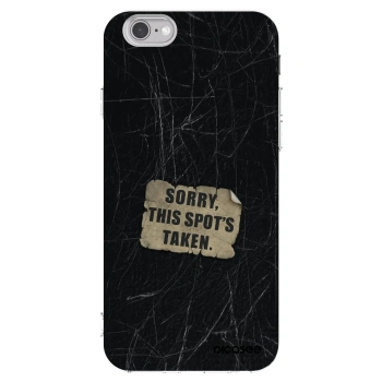 Picasee Apple iPhone 6/6S Hülle - Transparentes Silikon - SORRY
