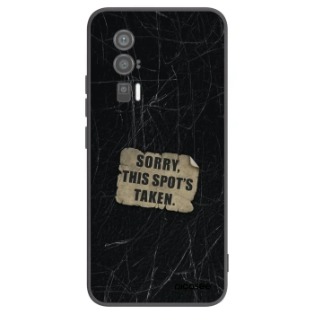 Picasee Xiaomi Poco F5 Pro 5G Hülle - Schwarzes Silikon - SORRY