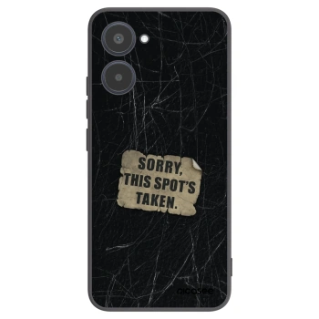 Picasee Realme 10 4G Hülle - Schwarzes Silikon - SORRY
