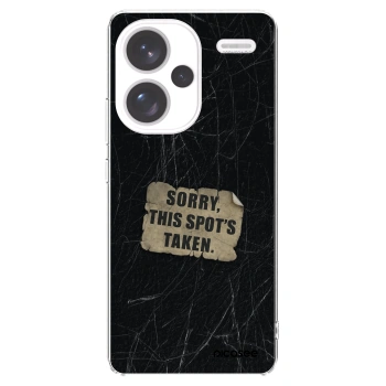 Picasee Xiaomi Redmi Note 13 Pro+ 5G Hülle - Transparentes Silikon - SORRY