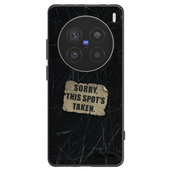 Picasee Vivo X200 Pro Hülle - Schwarzes Silikon - SORRY