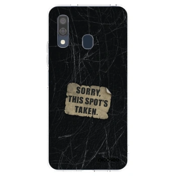 Picasee Samsung Galaxy A40 A405F Hülle - Transparentes Silikon - SORRY
