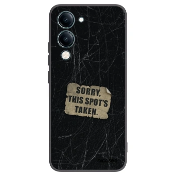 Picasee Vivo Y29s 5G Hülle - Schwarzes Silikon - SORRY