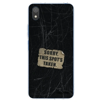Picasee Xiaomi Redmi 7A Hülle - Transparentes Silikon - SORRY