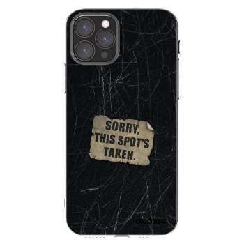 Picasee Apple iPhone 11 Pro Hülle - Transparentes Silikon - SORRY