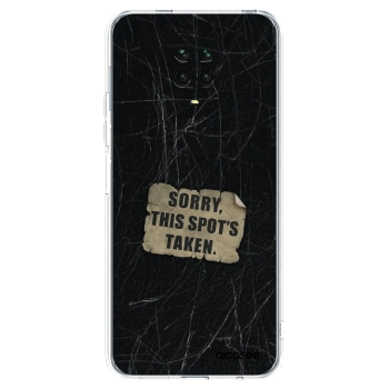 Picasee Xiaomi Redmi Note 9S Hülle - Transparentes Silikon - SORRY