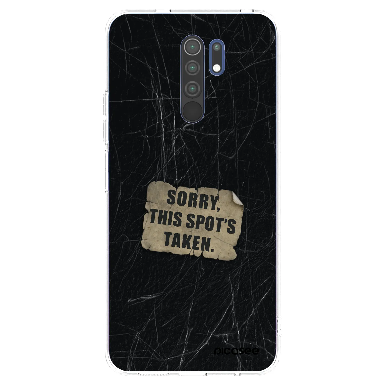 Picasee Xiaomi Redmi 9 Hülle - Transparentes Silikon - SORRY
