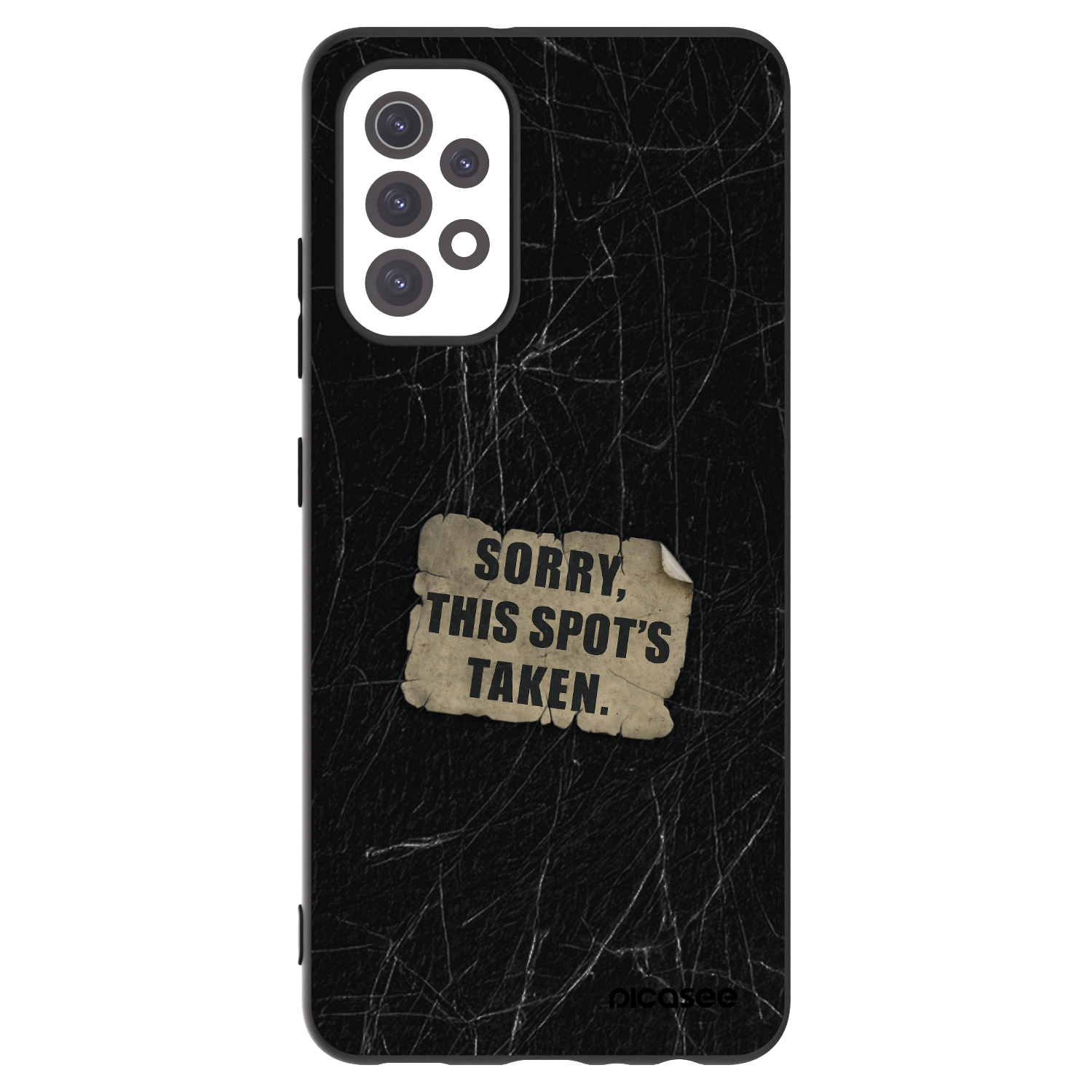 Picasee Samsung Galaxy A32 5G A326B Hülle - Schwarzes Silikon - SORRY