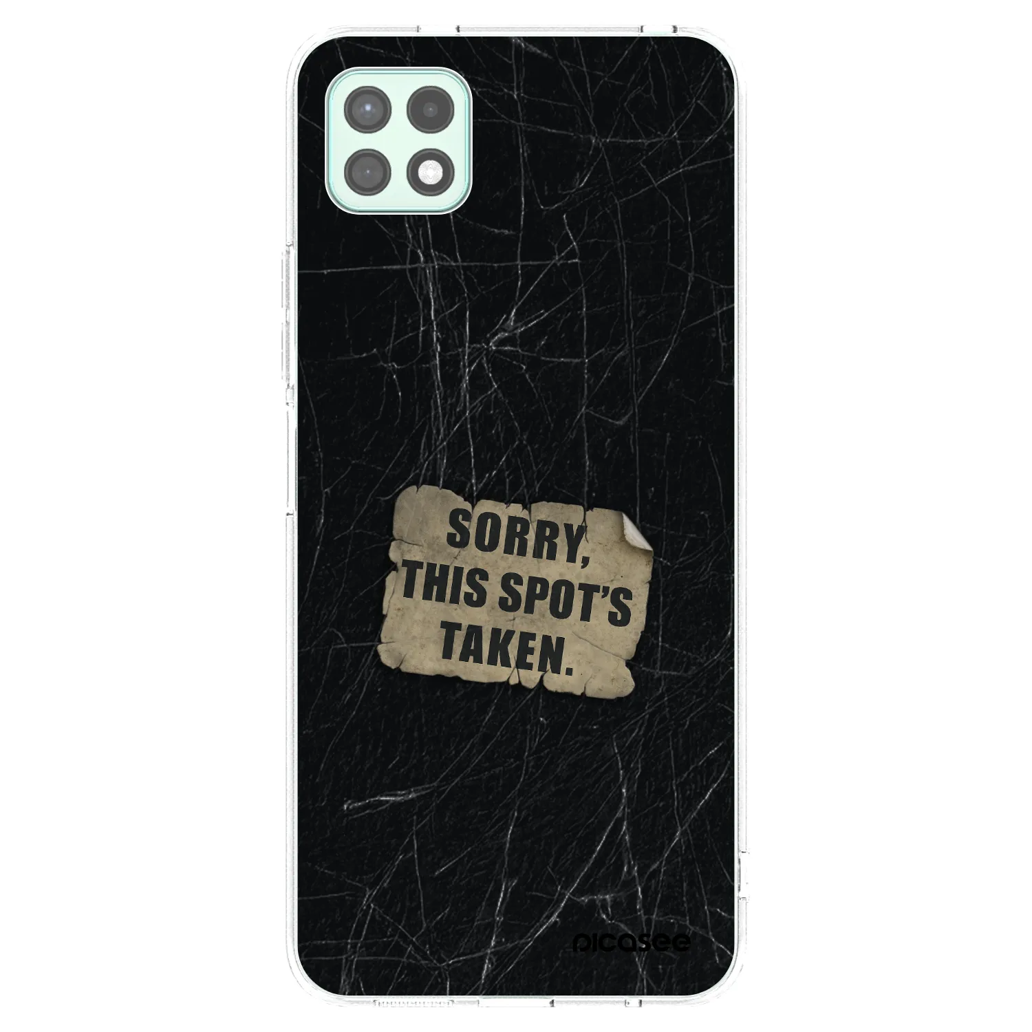 Picasee Samsung Galaxy A22 A226B 5G Hülle - Transparentes Silikon - SORRY