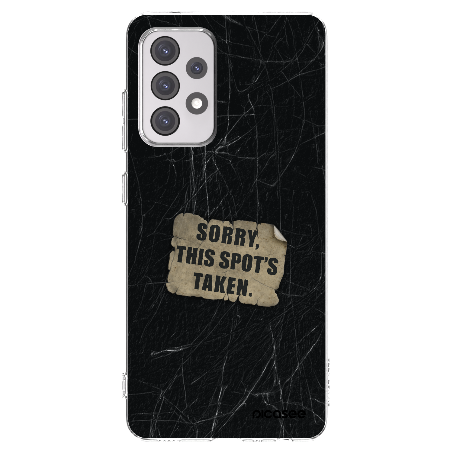 Picasee Samsung Galaxy A52s 5G A528B Hülle - Transparentes Silikon - SORRY